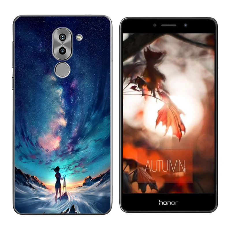 Чехол для Huawei Honor 6X с принтом млекопитающих задняя крышка GR5 2017 Чехлы чехол Mate 9 Lite