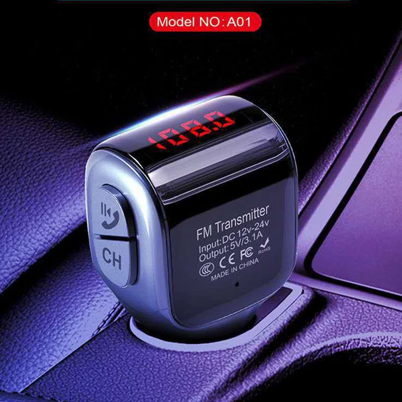 Автомобильный MP3-плеер Bluetooth Dual usb зарядка зарядное устройство Обнаружение