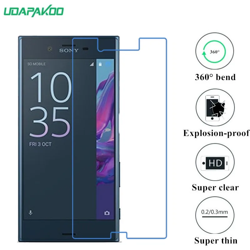 Udapakoo прозрачная закаленная (мягкое стекло) пленка для Sony Xperia XZ/XR нано