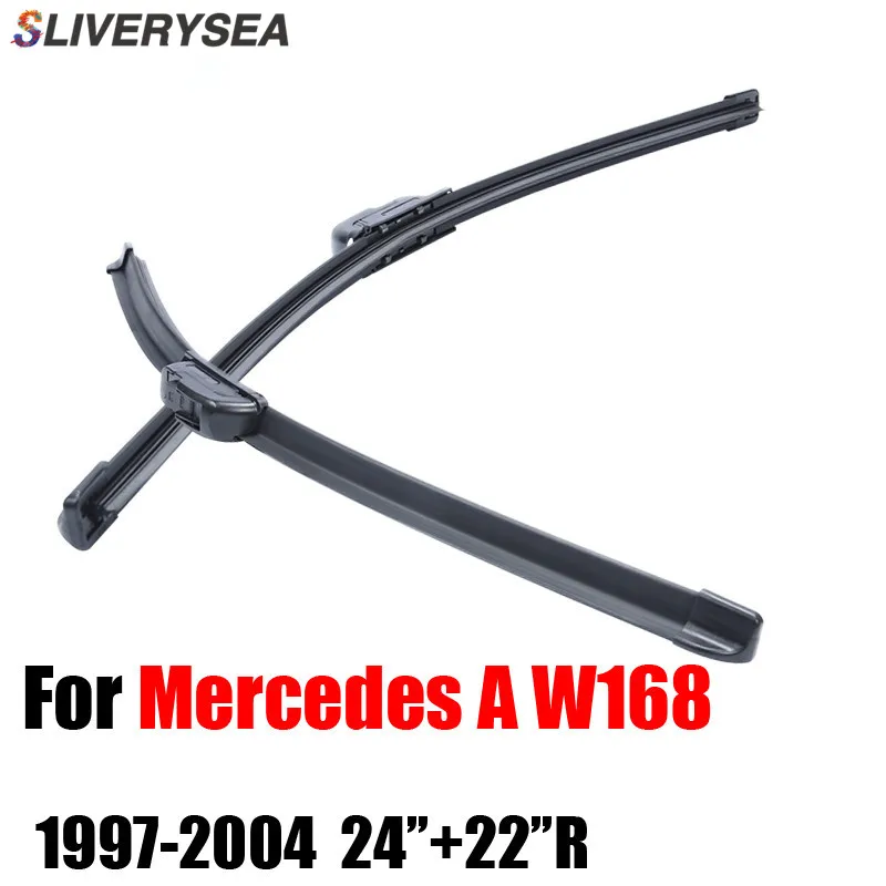 SLIVERYSEA Авто лезвия очистителей лобового стекла автомобиля цены для Mercedes A W168 1997-2004