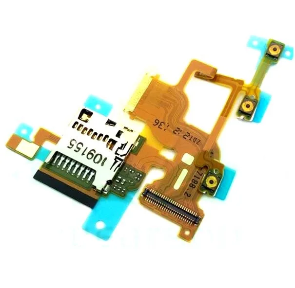 Org Power ON/OFF Switch Flex Cable For Sony xperia ion LT28 LT28i LT28H Volume UP/Down Button &Memory card tray slot cable | Мобильные