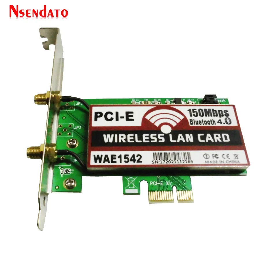 150 м беспроводной Bluetooth 4 0 PCI E экспресс карта адаптер Wi Fi сеть LAN Ethernet NIC карта|Платы