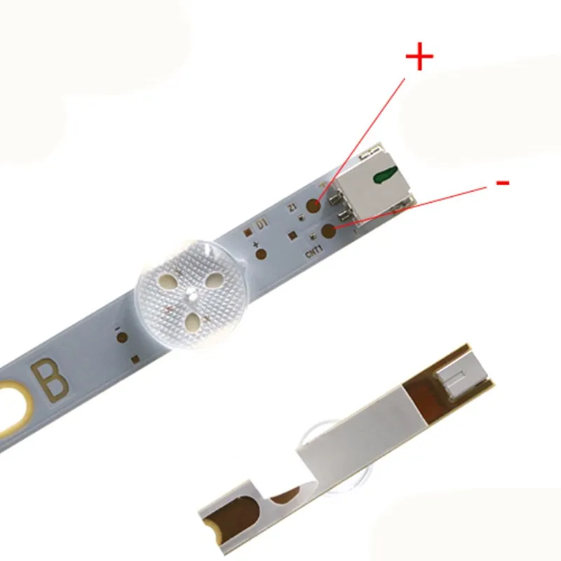 Новинка Светодиодная лента для подсветки Vestel 4 шт./компл. 7LED 805 мм 17DB43H P43d300 LB43007