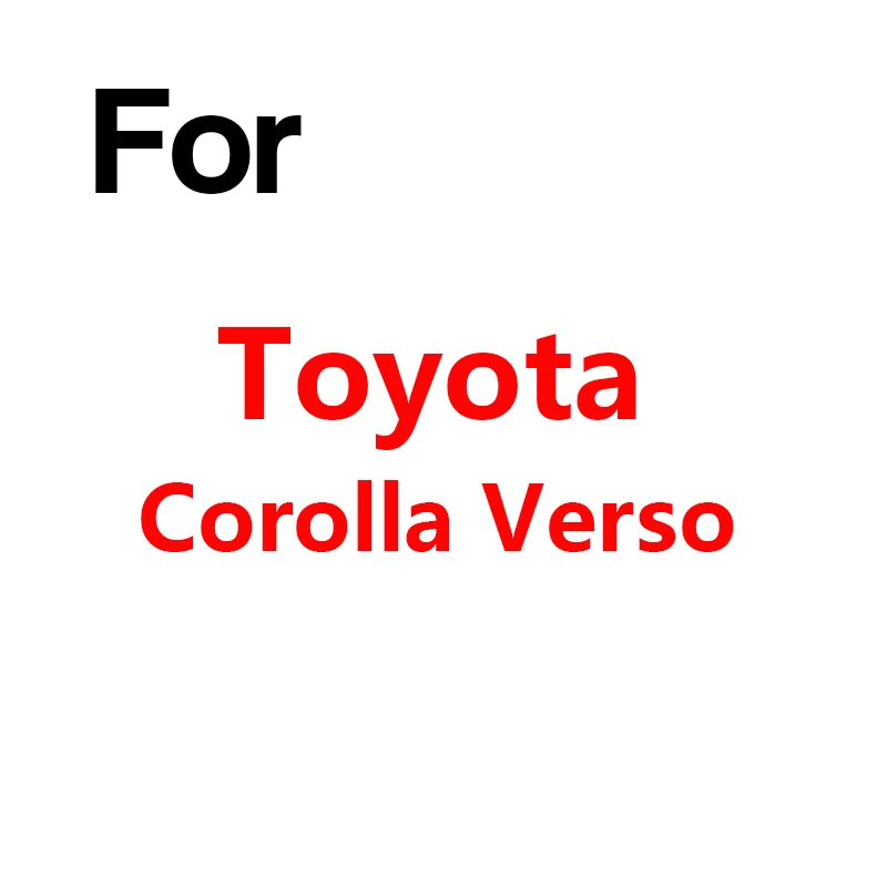 For Corolla Verso Buildreamen2 покрытие автомобиля, защита от солнца, снега и дождя; зимние Защитная крышка Водонепроницаемый для Защитные чехлы для сидений, сшитые специально для Toyota Corolla Highlander E'Z 4runner FJ Cruiser для Toyota Alphard/Vellfire - Название цвета: For Corolla Verso