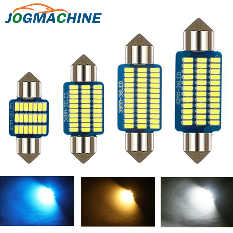 1 шт. фестон без ошибок Canbus C5W C10W Автомобильная внутренняя лампа 3014 SMD