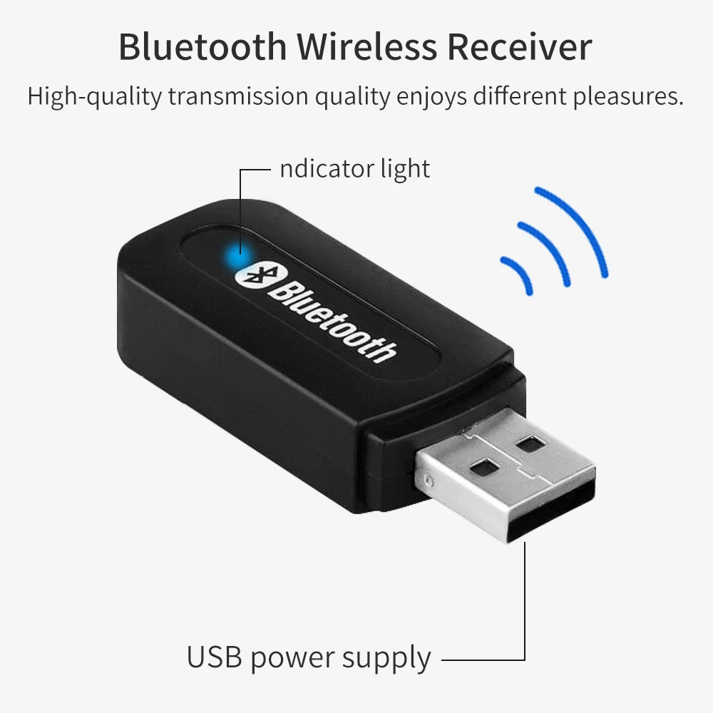 Bluetooth 2 1 приемник ключ стерео Музыка Аудио 3 5 мм разъем беспроводной USB адаптер для