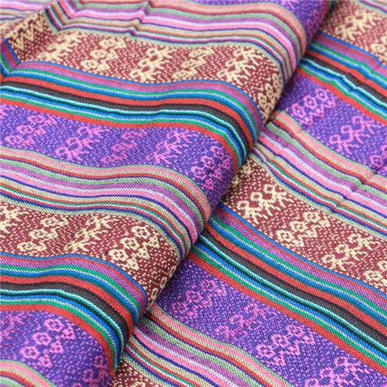 Хлопчатобумажная ткань для шитья 1 метр этническая zakka Лоскутная Ткань сделай сам