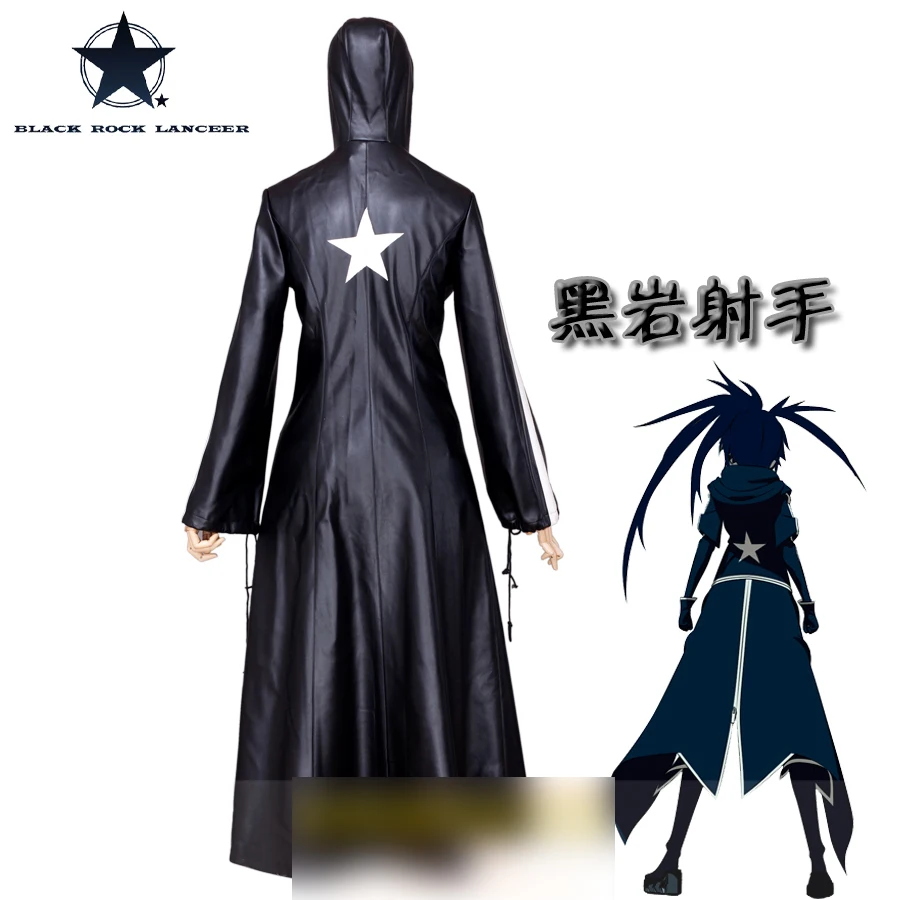 PU кожа на заказ Аниме Vocaloid Мику Black Rock Shooter PV форма Косплэй костюм полный комплект Хэллоуин костюм для Для женщин