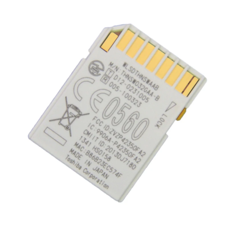 100% Оригинальные Toshiba флэш Air карты памяти 32 ГБ Wi Fi SD КАРТЫ Class 10 Беспроводной Карта