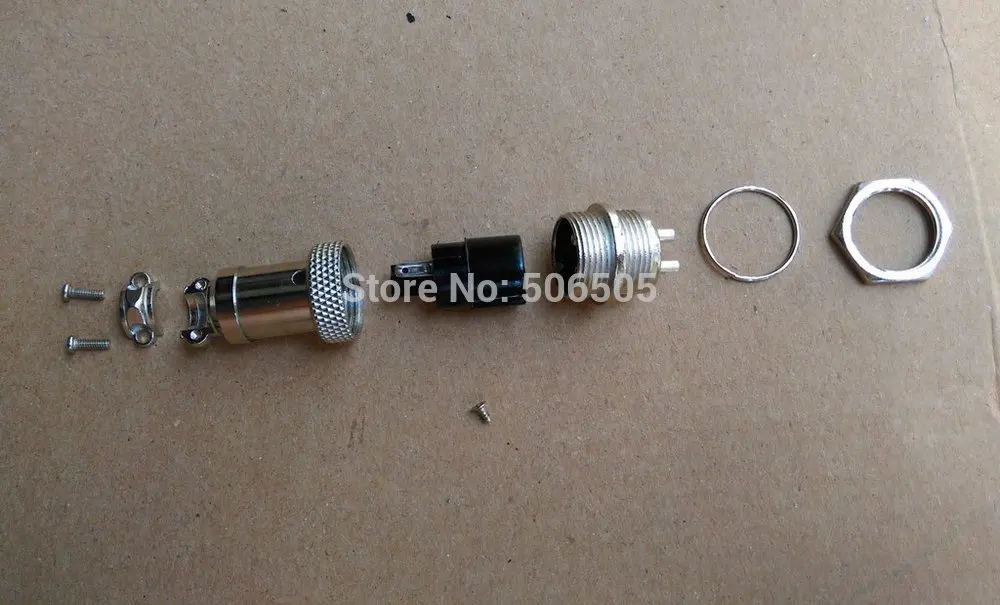 

16mm GX16 3 pins aviation plug aviation socket cable joint 2set/lot
