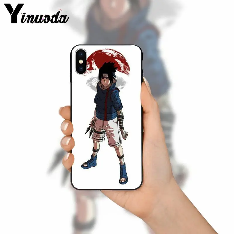 Yinuoda Naruto sasuke Itachi DIY Печатный чехол для iPhone 8 7 6 6S Plus X XS MAX 5 5S SE XR мобильных