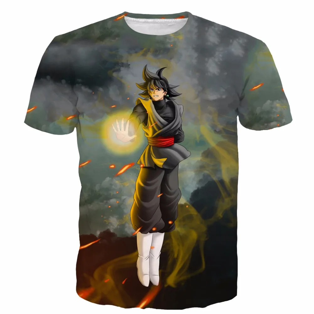 Футболка Dragon Ball DBZ Bulma Super Saiyan vegeta 3D для мужчин и женщин, аниме, Детская футболка Goku Goten Gohan, Harajuku Lonzo Ball, футболки - Цвет: 7