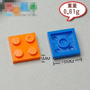 Элементы детали кирпича 3022 пластина 2x2 классический кусок строительный блок