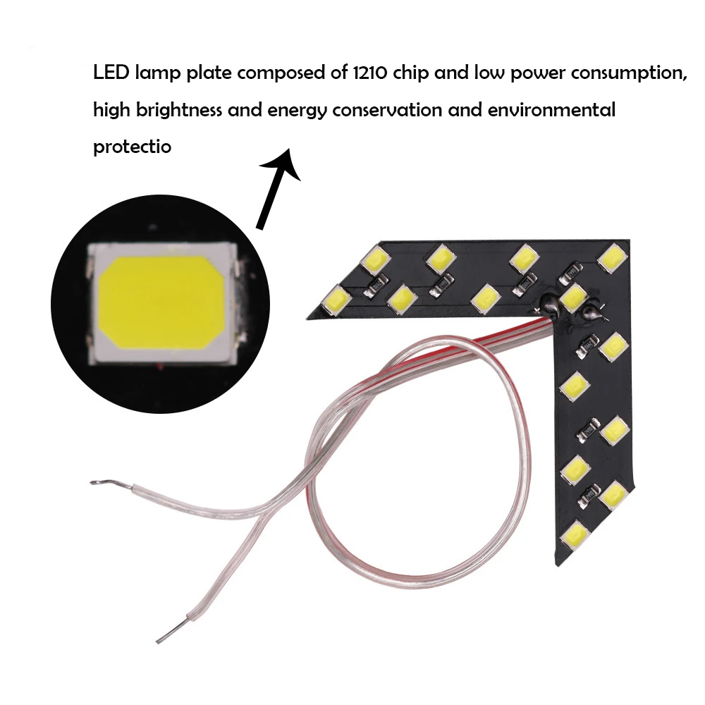 2 шт. 14 SMD LED панель со стрелками для автомобиля зеркало заднего вида Индикатор