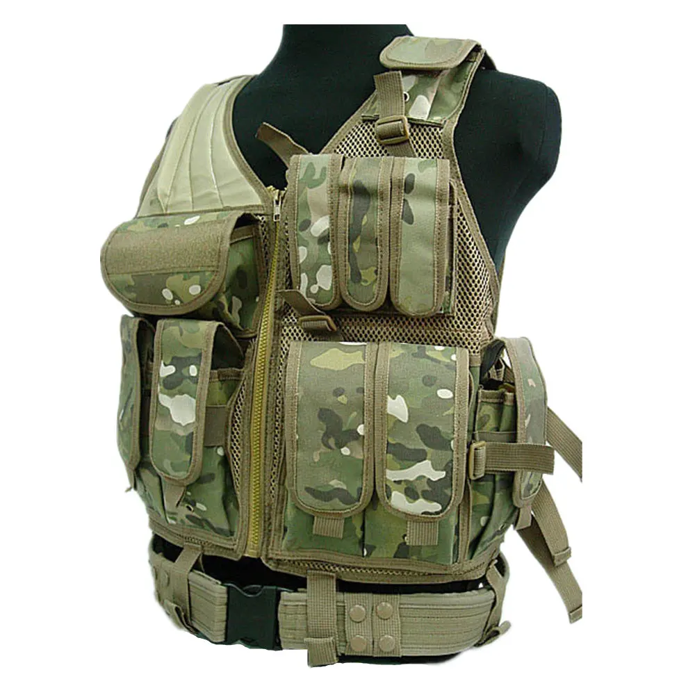 

military tactical vest molle USMC Hunting Combat Vest (Multicam SAND)[VT-05]