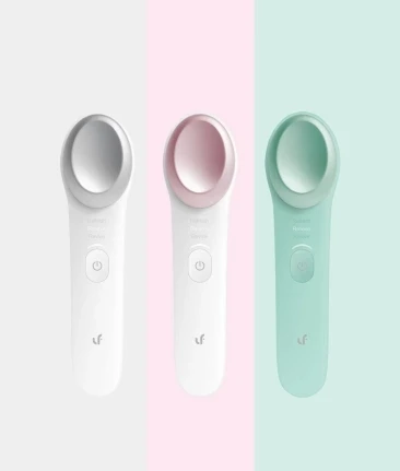 xiaomi mijia глаз горячий и холодный массаж инструмент женский спа компактный инструмент для обслуживания горячий и холодный двойной