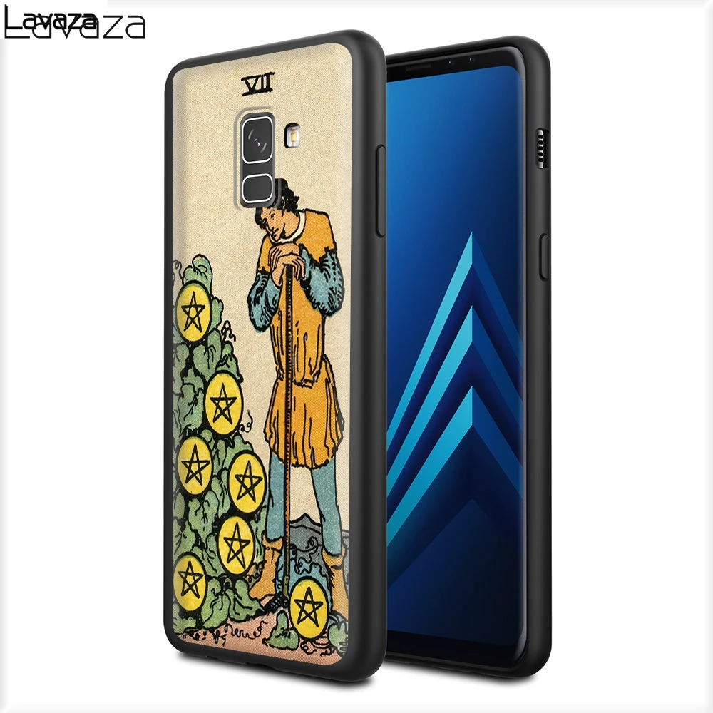 Новый силиконовый чехол Lavaza для Samsung A3 A5 2016 2017 A6 Plus A7 A8 A9 с возможностью гадания по Таро произведенный в Египте