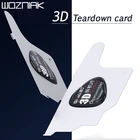 Qianli 3D ультратонкая металлическая карта не повреждает экран 3D фаска встроенный открытый виниловый инструмент для ремонта экрана телефона