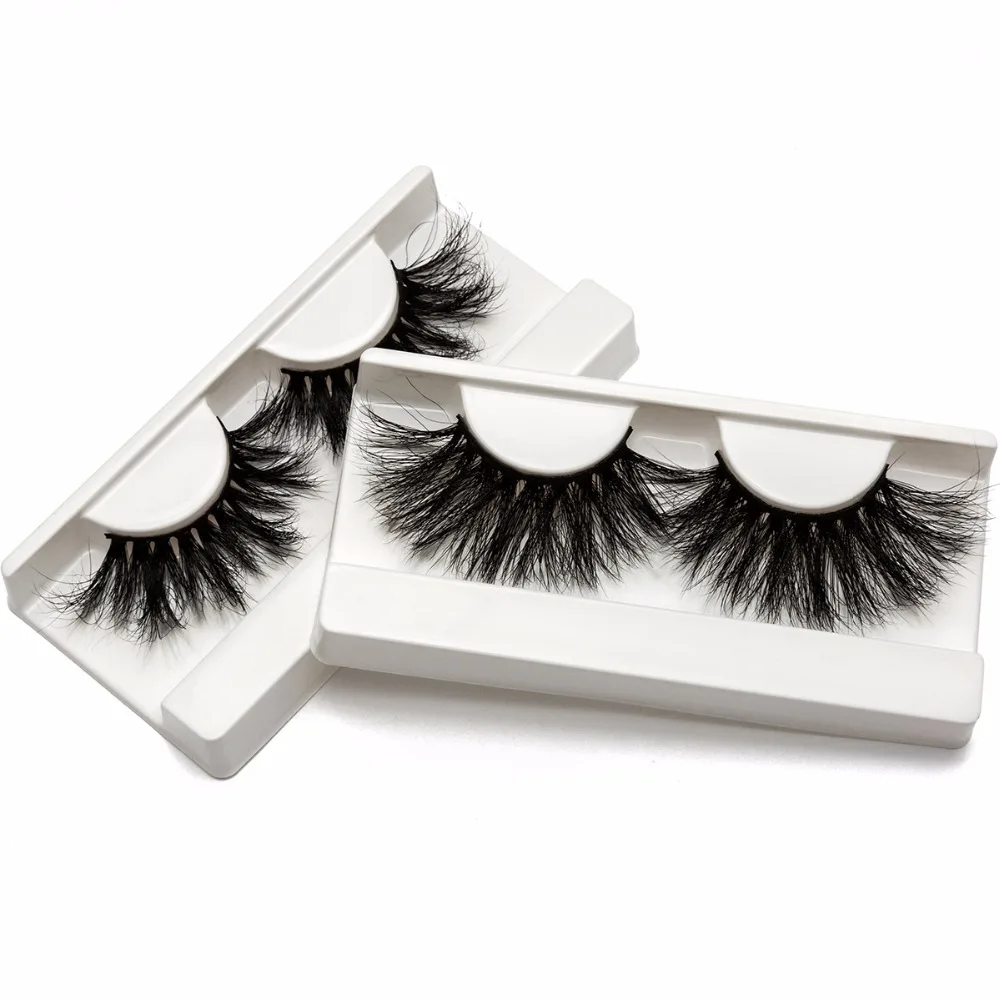25mm Mink Eyelashes Thick 3D Lashes Volume Handmade High Quality Eye Dramatic Cilios | Красота и здоровье