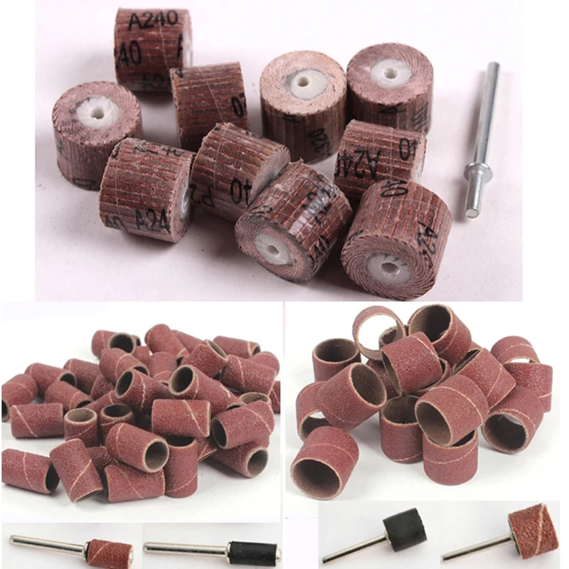 70 шт. наждачная бумага шлифовальный круг dremel аксессуары для роторного