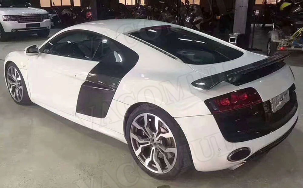 Для стиля R8 GT искусственное углеродное волокно для Audi V8 V10 2007 2016 автостайлинг