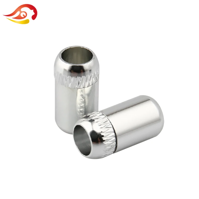 QYFANG Aluminum Alloy Earphone Splitter Audio Jack HiFi Headphone Upgrade Cable Connector 5.0mm Wire Hole Adapter Metal Plug