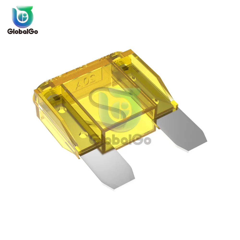 10pcs/Lot Large Size Car Auto Blade Fuse 20A 30A 50A 60A 40A 70A 80A 100A 3*3.5*0.95CM
