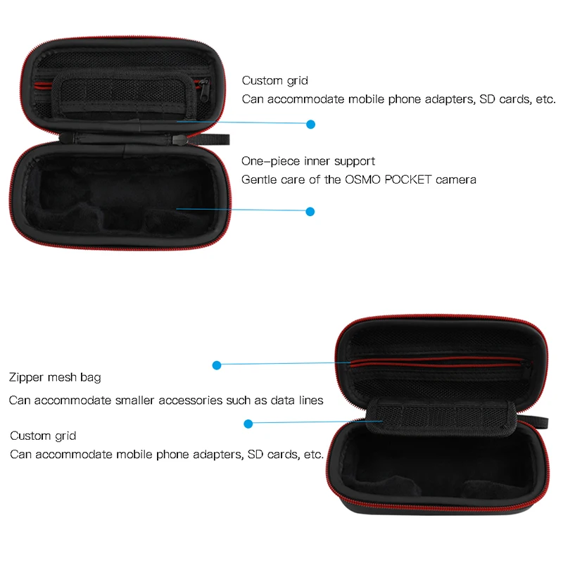 Osmo карманная сумка для хранения деталей Портативная Жесткий Чехол dji Pocket camera|Аксессуары систем
