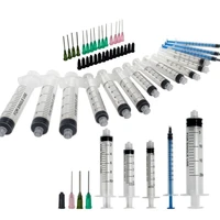 15 pack 20ml 10ml 5ml 3ml 1ml luer slip syringes for oil or glue applicator for refilling and measuring e liquids