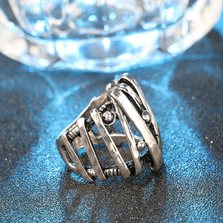 Новинка 2017 обручальное кольцо в стиле панк винтажные ювелирные изделия оптовая