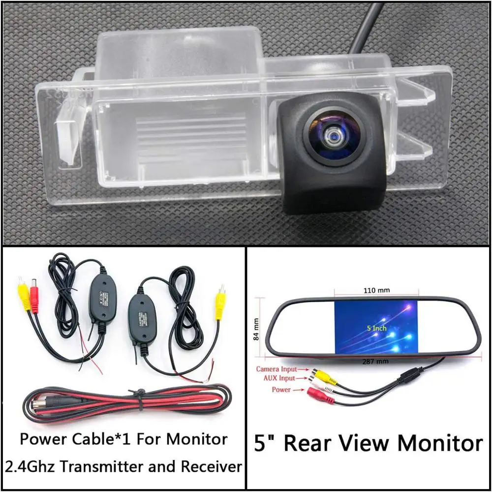 C Wireless 5 inch M 175 градусов HD резервная камера заднего вида для Kia Optima II MS Sorento UM mk3 Sorento Prime автомобильный парковочный монитор водонепроницаемый - Название цвета: C Wireless 5 inch M