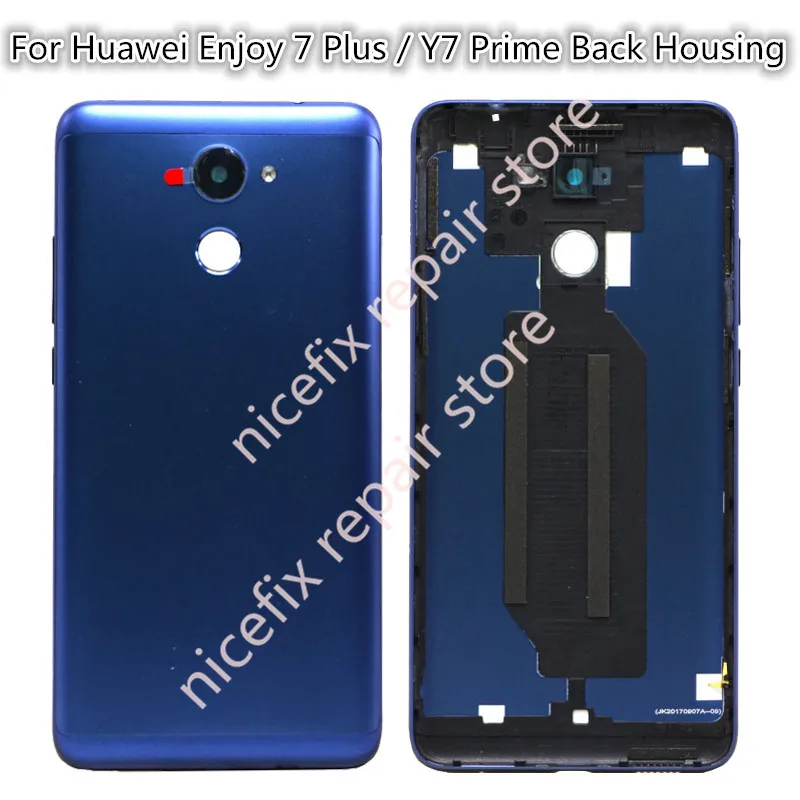 Синяя Золотая Крышка для задней панели корпуса КОРПУСА ДЛЯ Huawei Y7 Prime 2017 TRT-TL00/Nova Lite