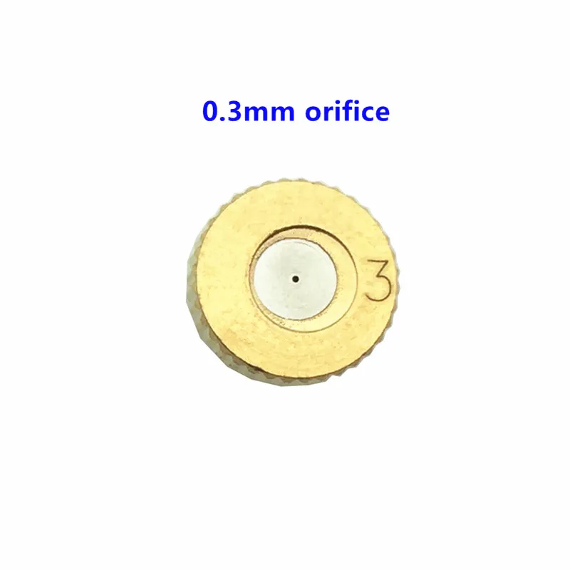 0.3mm nozzle set S080 упаковка 26 шт. mister head 18 м низкое давление парниковый Туман система охлаждения распылителя 1/4 ''шланг 0,1 мм-0,8 мм сопло отверстие опция - Цвет: 0.3mm nozzle set