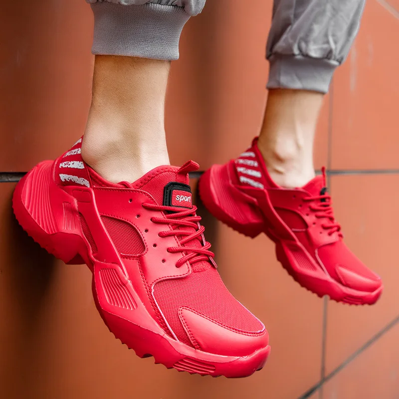 2019 New Breathable Men's Chunky Sneakers Big Plus Size 39- 47 48 Men Casual Shoes Fashion Trend Super Lightweight | Обувь
