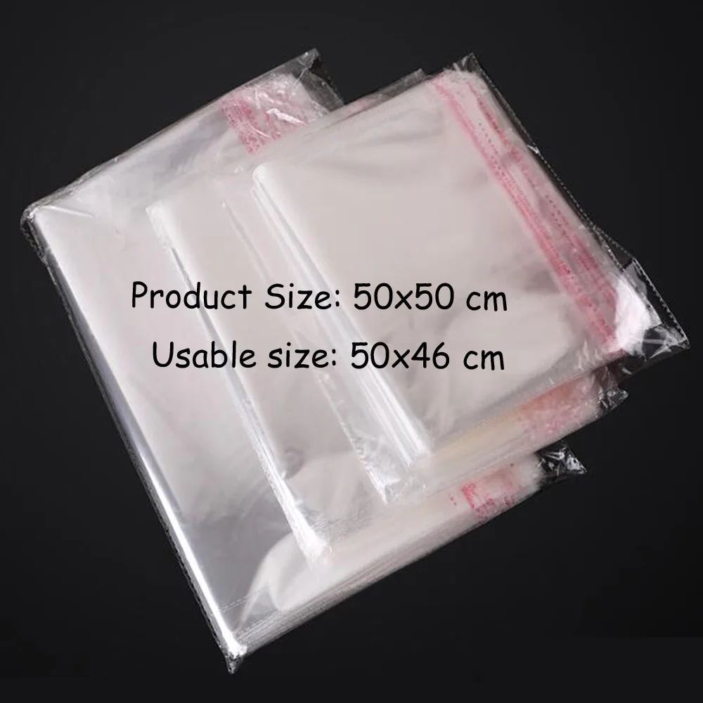 20pcs50x50cm 20/40/50/100/300/500/1000 шт.; ; детское нижнее белье "сделай сам" прозрачные целлофановые пакеты Пластик из полиуретана с открытыми порами карты Дисплей самоклеющиеся кожуру печать - Цвет: 20pcs50x50cm