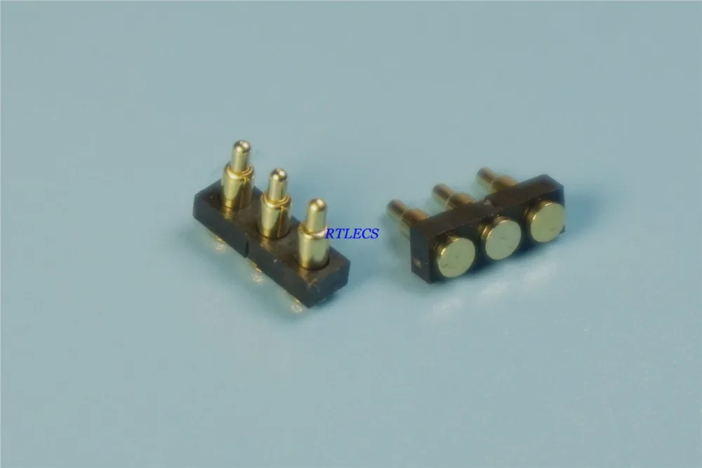 Пружинный контактный разъем pogo 10 шт. 3 шаг 2 54 мм поверхностное крепление PCB SMT