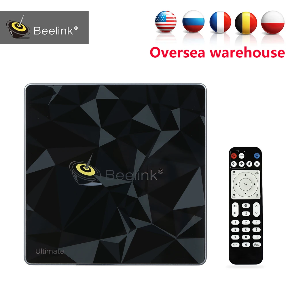 Горячая продажа Beelink GT1 Ultimate TV Box 3G 32G Amlogic S912 Восьмиядерный процессор DDR4 2 4G 5 8G