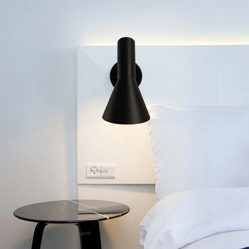 Современный настенный светильник бра прикроватный для чтения Arne Jacobsen креативный