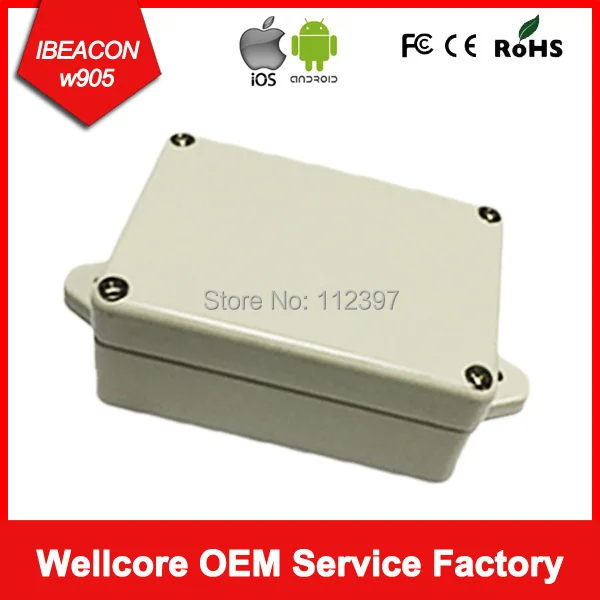 Бесплатный шоппинг водонепроницаемый ibeacon с сертификатом FCC /CE и ROHS модуль