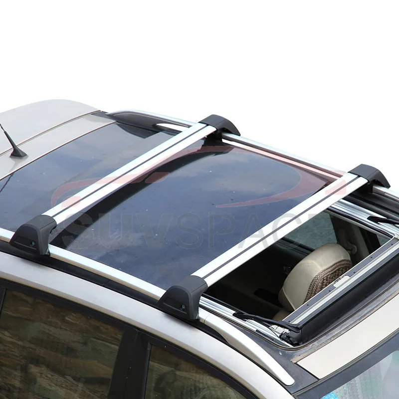 Перекладины для Volkswagen VW Tiguan 2010 2011 2012 2013 тихий багаж багажник на крышу рельс поперечный алюминиевый