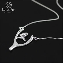 Lotus весело Настоящее стерлингового серебра 925 H and сделано Fine Jewelry