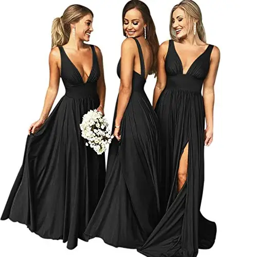 Женское длинное платье подружки невесты Привлекательное с юбкой-годе по