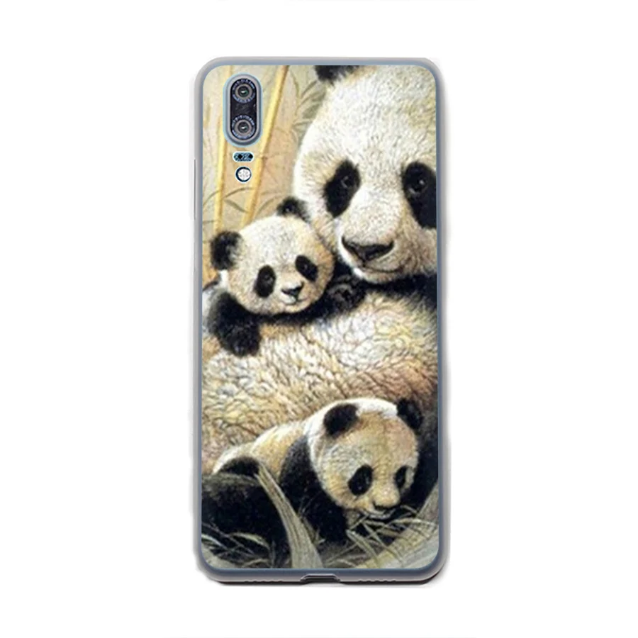 Чехол для телефона наброски панда Huawei P8 P9 P10 P20 Pro Lite 2015 2016 2017 2018 P Смарт мягкие ТПУ