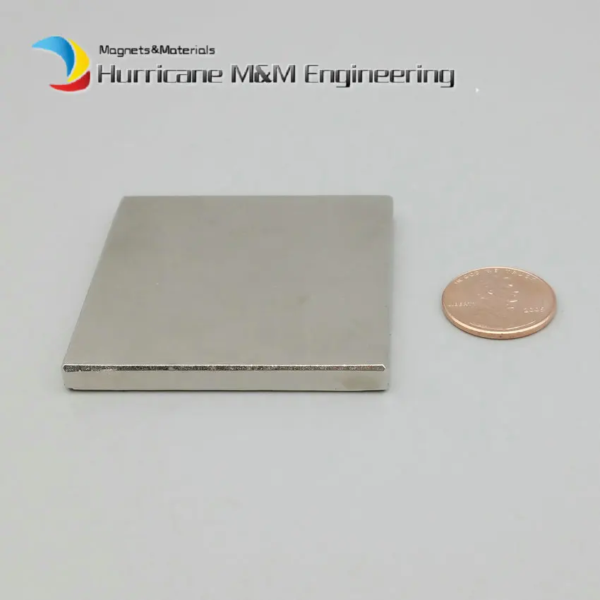 

NdFeB Block 50x50x5 mm Plate Super Neodymium Permanent Magnets Rare Earth Generator Magnet Industrial NiCuNi