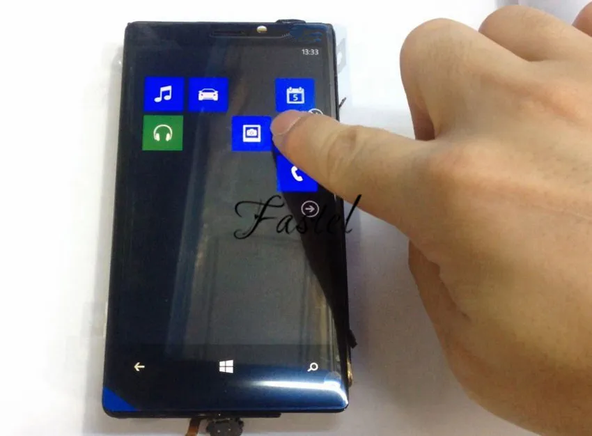 HKFASTEL для Nokia Lumia 920 новый оригинальный сменный сенсорный экран + рамка Клейкая