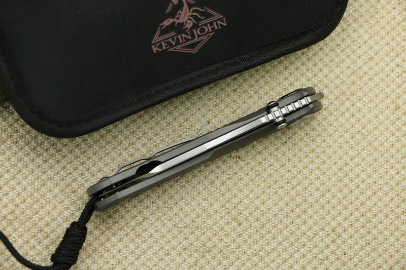 Кевин Джон Umnumzaan складной нож M390 лезвие титановая ручка для кемпинга охоты выживания карманные кухонные ножи для фруктов EDC инструменты