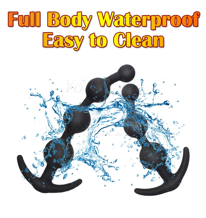 Силиконовые анальные шарики Анальная пробка массаж вагины простаты мяч для