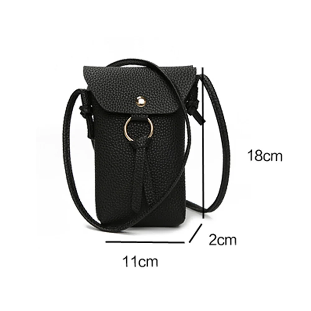 Женская сумка через плечо тоут с металлическим кольцом миниатюрная Кроссбоди из
