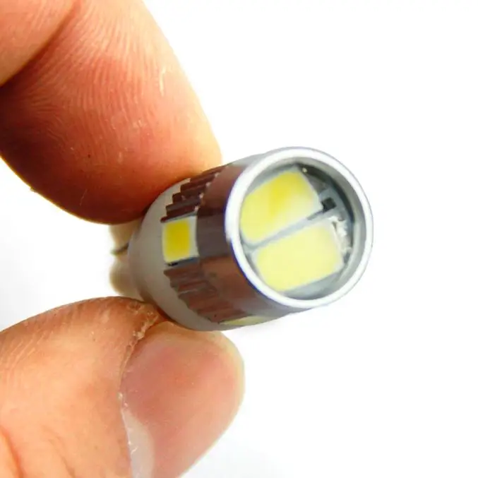 

Low Power Consumption And High Brightness 2X T10 W5W Interior Xenon White blue red LED CANBUS 6SMD 5630