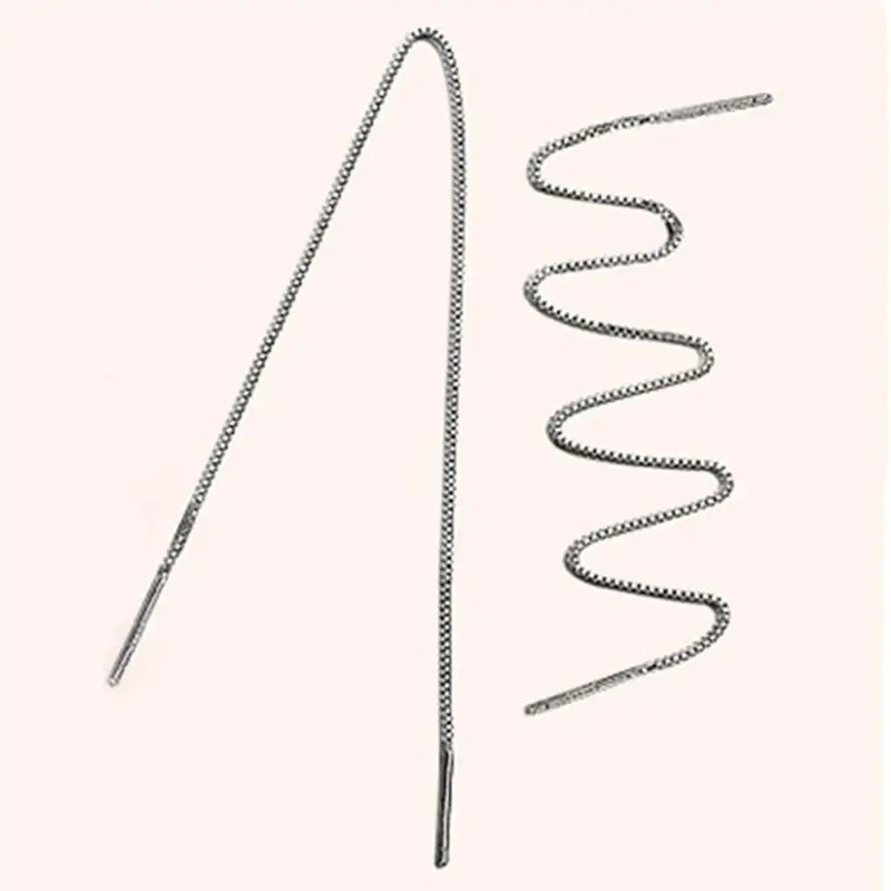 Модные женские серебряные длинные серьги модные ювелирные изделия